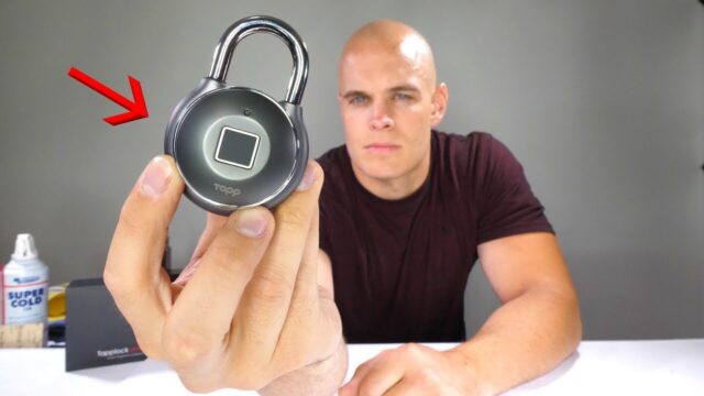 Tapplock: cadeado de impressão digital abria com chave de fendas