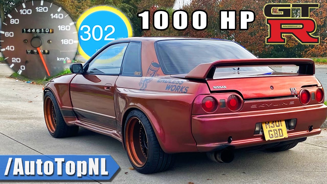 Até o ponteiro deu a volta! Nissan GTR R32 com 1000cv é levado ao ...