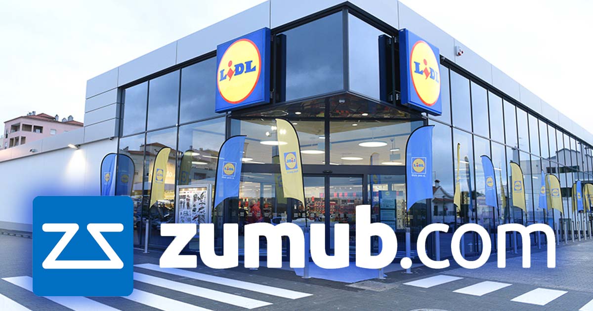 A Zumub chegou ao Lidl e nós tempos cupões de desconto nas compras online