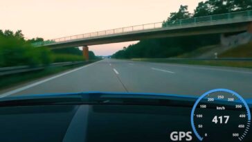 POV: Bugatti Chiron a 417km/h na Autobahn