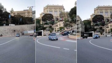 Citroën AMI entrou a todo o gás na famosa curva do circuito do Mónaco… e deu asneira!