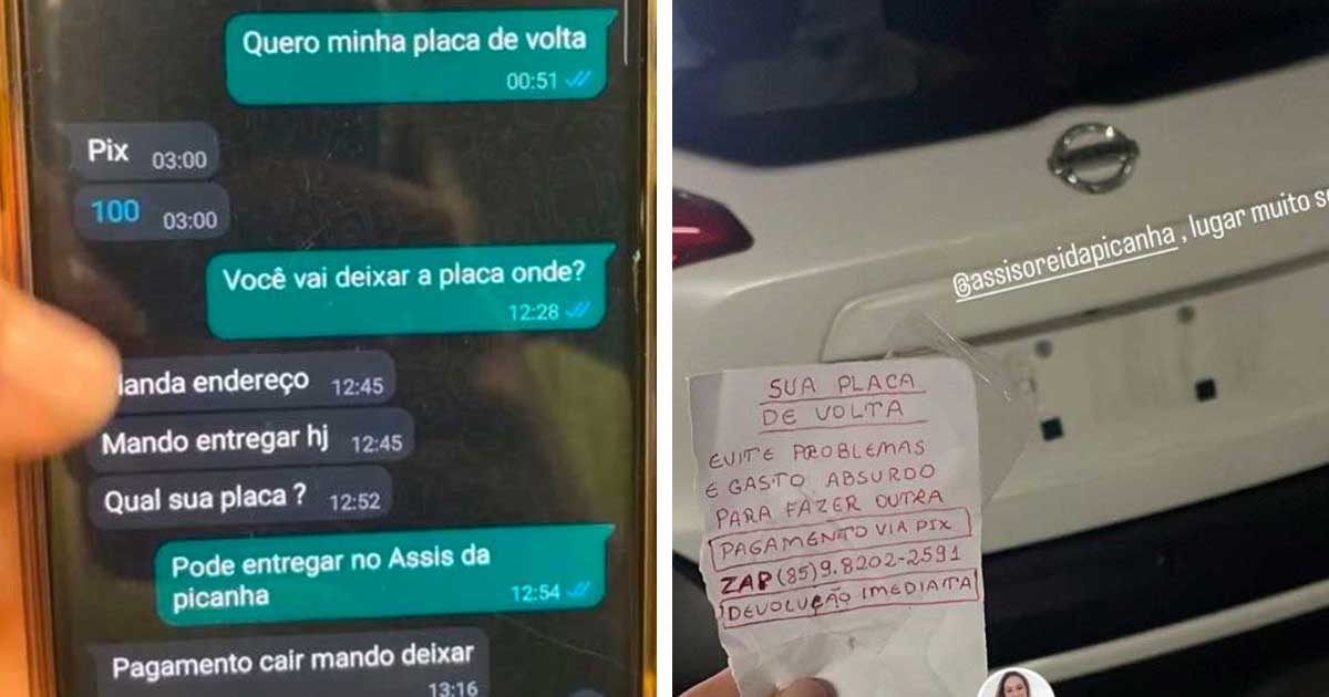 Esquema de roubo de matrículas com resgate- alerta em Portugal3