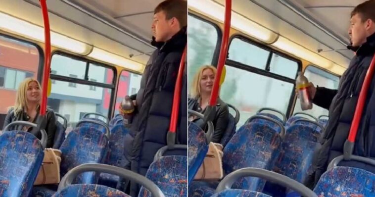 Mulher confrontou homem que se sentou ao pé dela em autocarro vazio