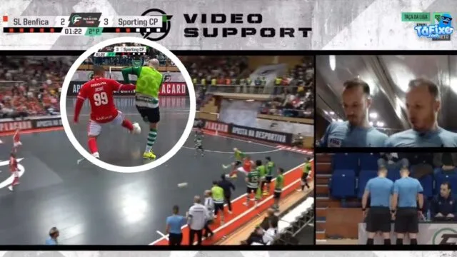Suplente ‘resolve’ grande final de futsal entre Sporting e Benfica