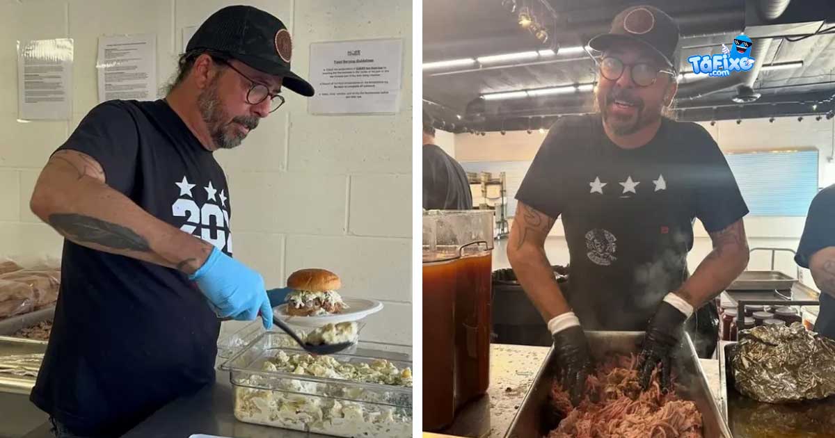 Dave Grohl passa Super Bowl a ajudar pessoas sem abrigo