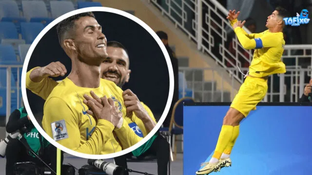 Ronaldo marca na vitória do Al-Nassr e estreia festejo inédito