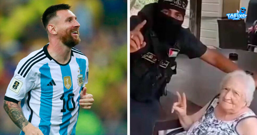 Argentina raptada pelo Hamas salva-se graças a Lionel Messi
