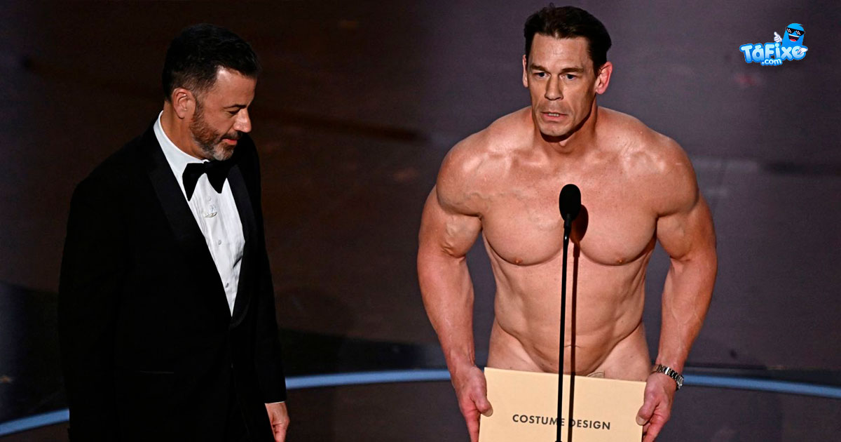 Óscares 2024: John Cena entrega prémio totalmente nu