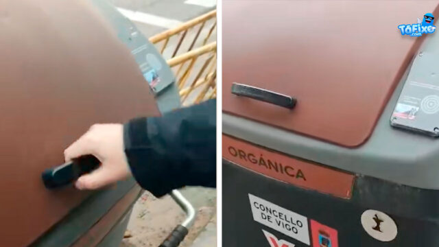 Polémica: em Vigo, os novos contentores de lixo só abrem com cartão