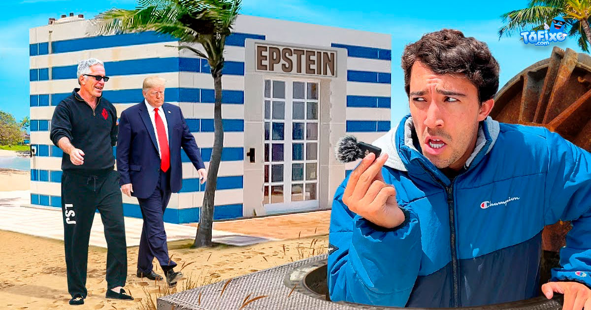 YouTuber invade ilha de Epstein e regista tudo em vídeo