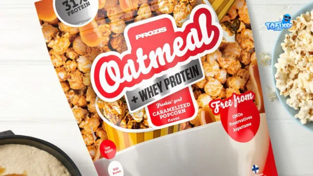 Oatmeal + Whey - Aveia e proteína whey 900 g