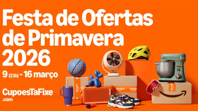 Festa de Ofertas de Primavera Amazon 2026: Milhares de Descontos de 9 a 16 de Março